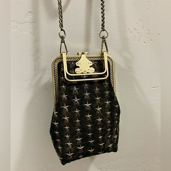 Handmade Genuine Frosted Cowhide Embossed 3D Star Phone Case/Pouch - Picture 8 of 16